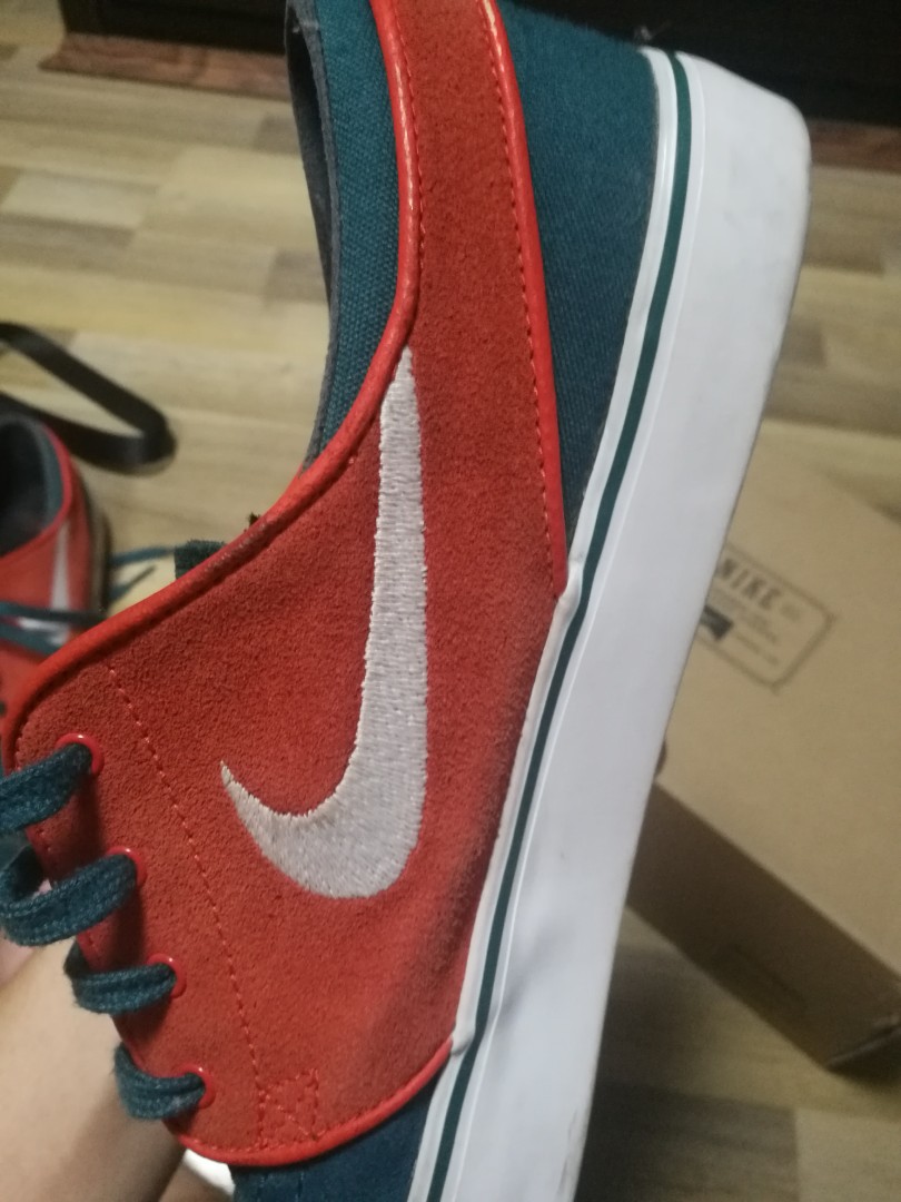 janoski white orange