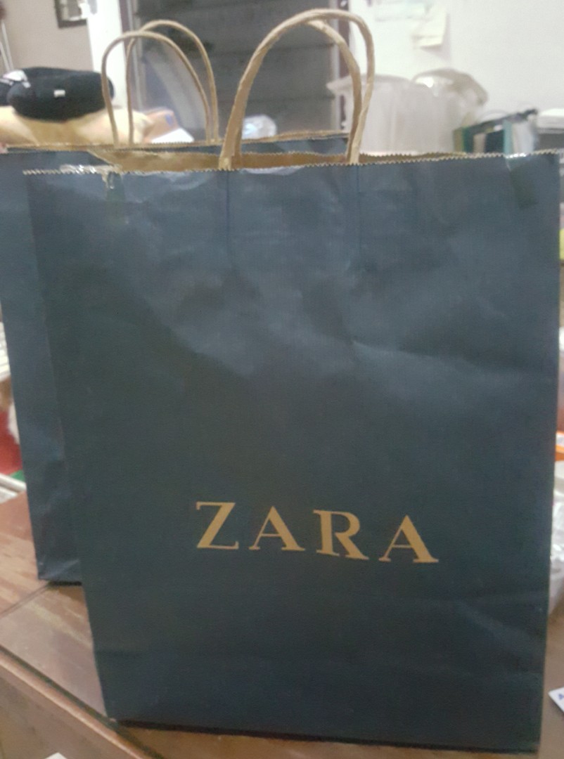 Paper bag deals zara original