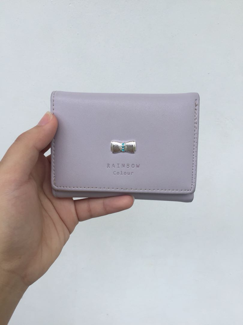 light purple wallet