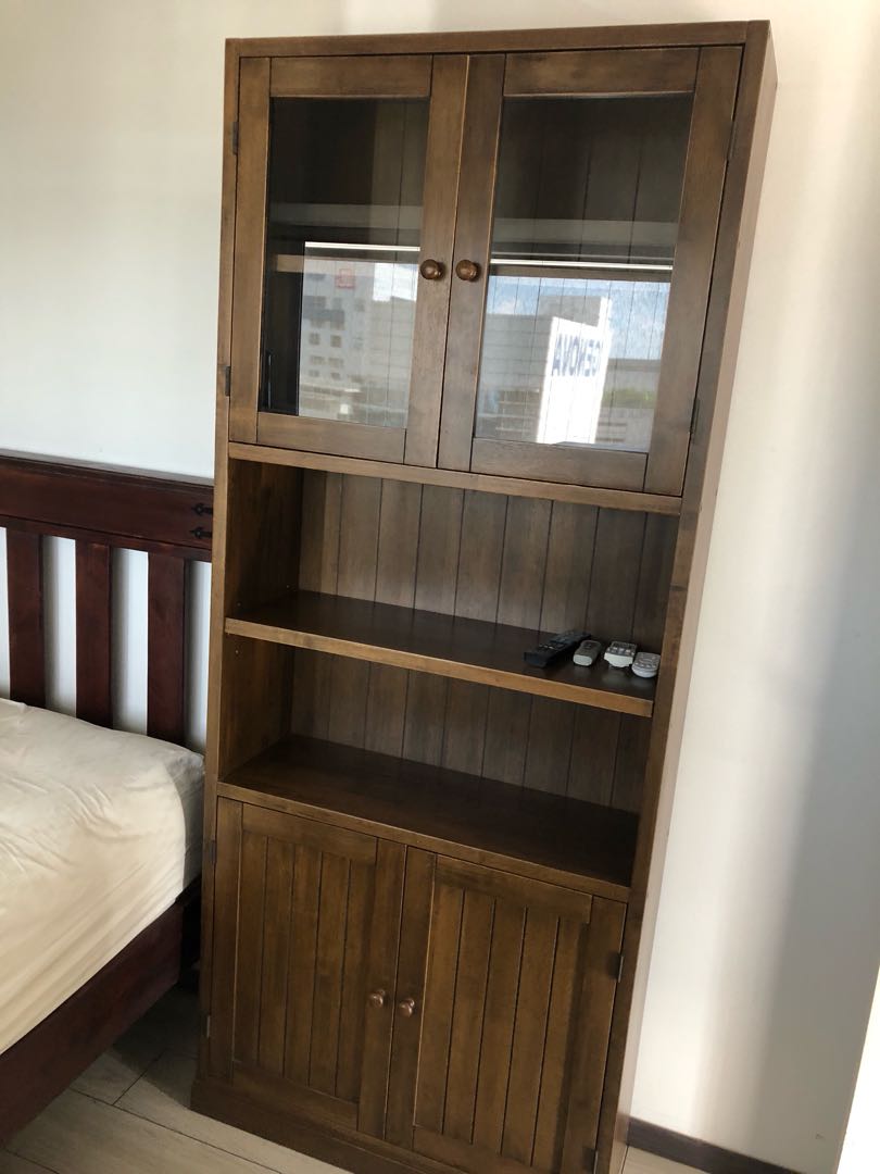 Picket and rail bookshelf, Furniture & Home Living, Furniture, Tables & Sets on Carousell