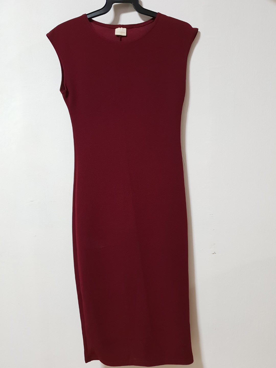 smart casual red dress