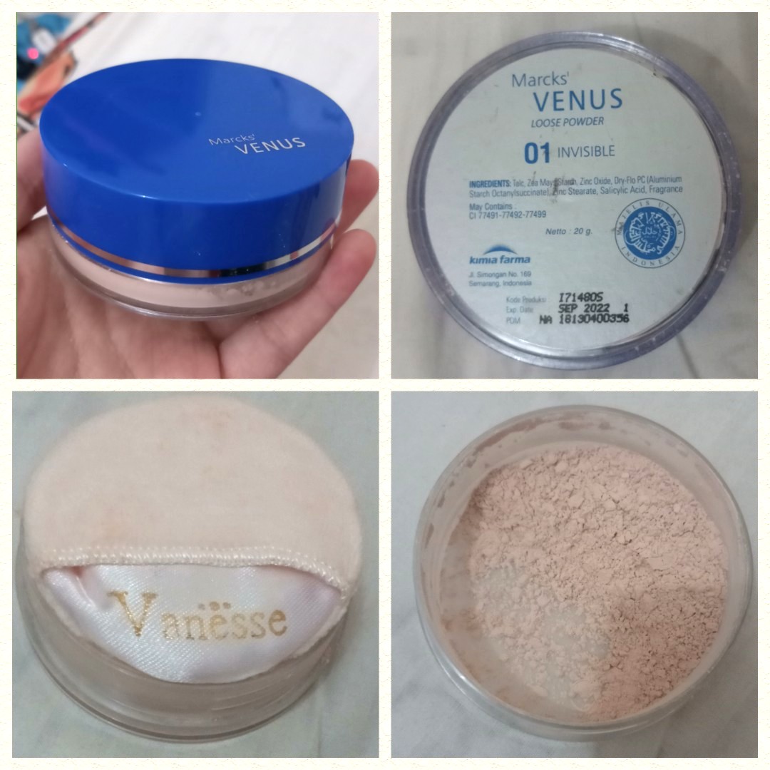Venus Marcks Bedak Tabur Invisible 01 Kesehatan Kecantikan Rias Wajah Di Carousell