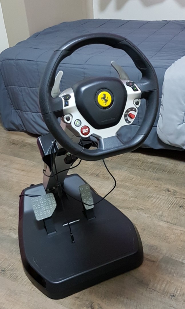 thrustmaster ferrari 458 racing wheel for xbox 360