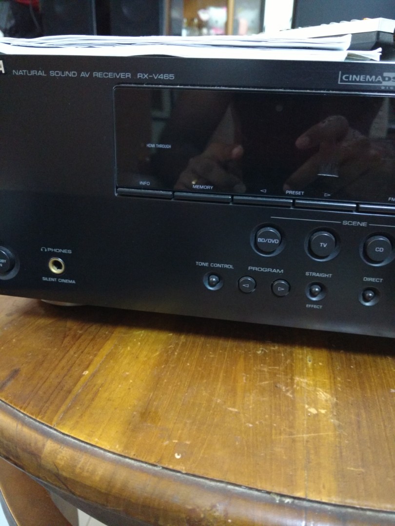 YAMAHA RXV465 AV RECEIVER 5.1.. AMPLIFIER., Audio, Soundbars, Speakers