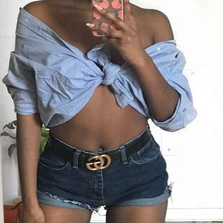 High Waisted Denim Shorts High Waisted Denim Shorts