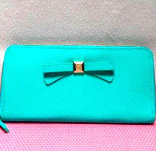 CLEARANCE | Mint Ribbon Wallet