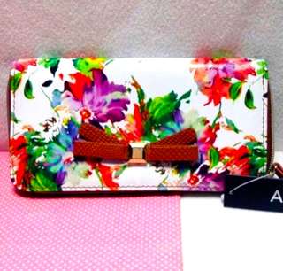 CLEARANCE | Floral Ribbon Wallet