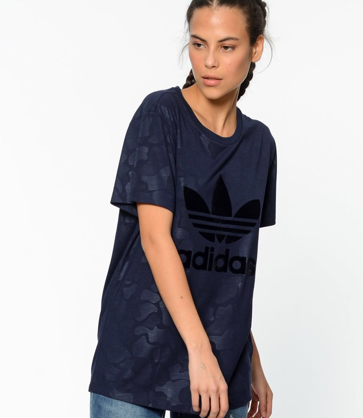 Boyfriend trefoil sale tee