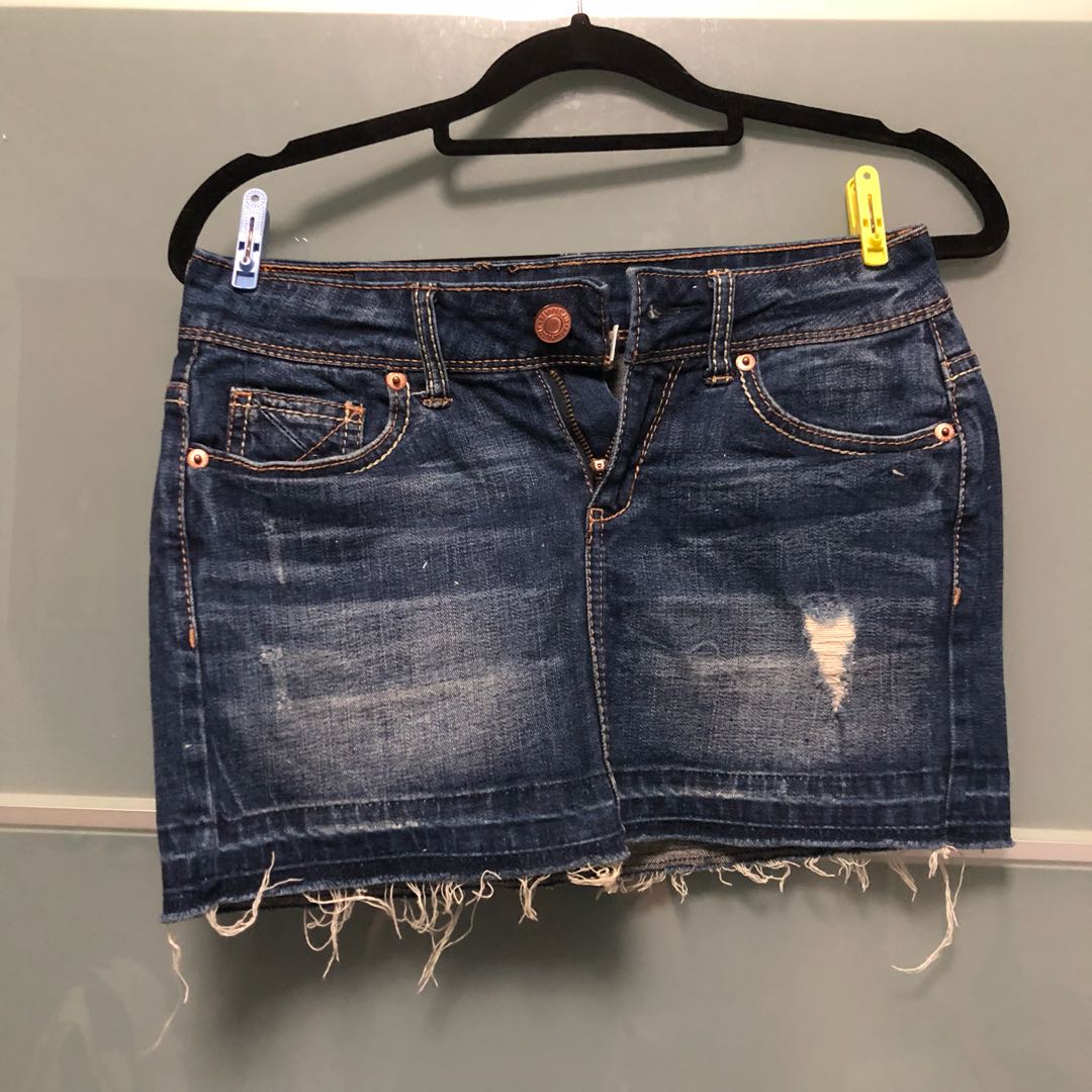aeropostale denim skirt