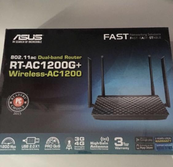ASUS RT-AC1200G+ Dual Band Router, Computers & Tech, Parts ...