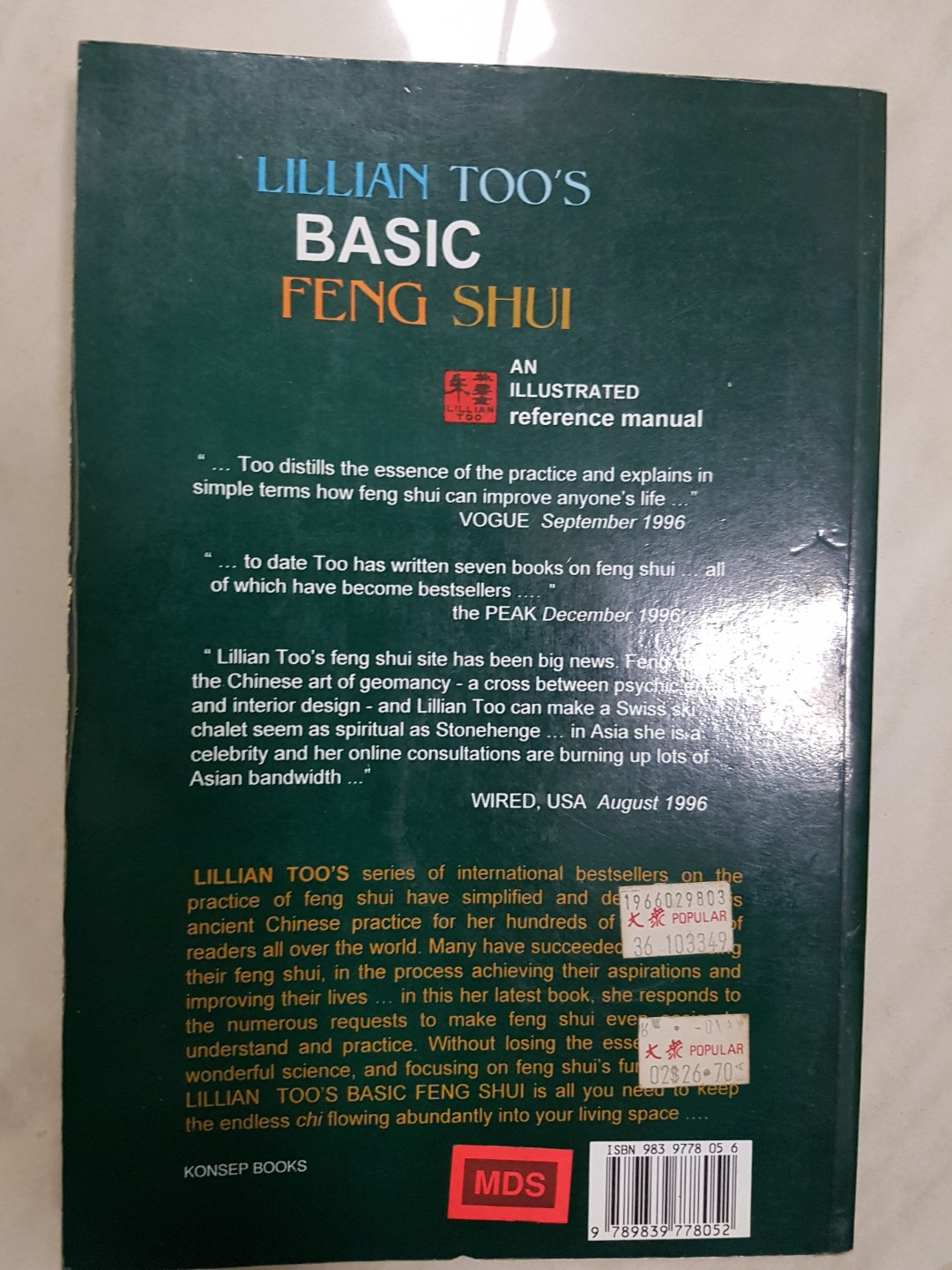 Basic Feng Shui Book By Lilian Too Books Stationery Fiction On