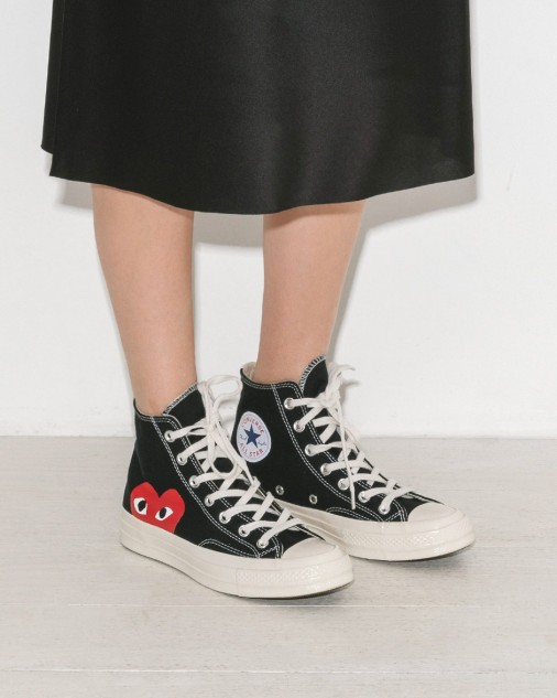BNIB Converse 70's CDG play hi black size 38 39 premium 