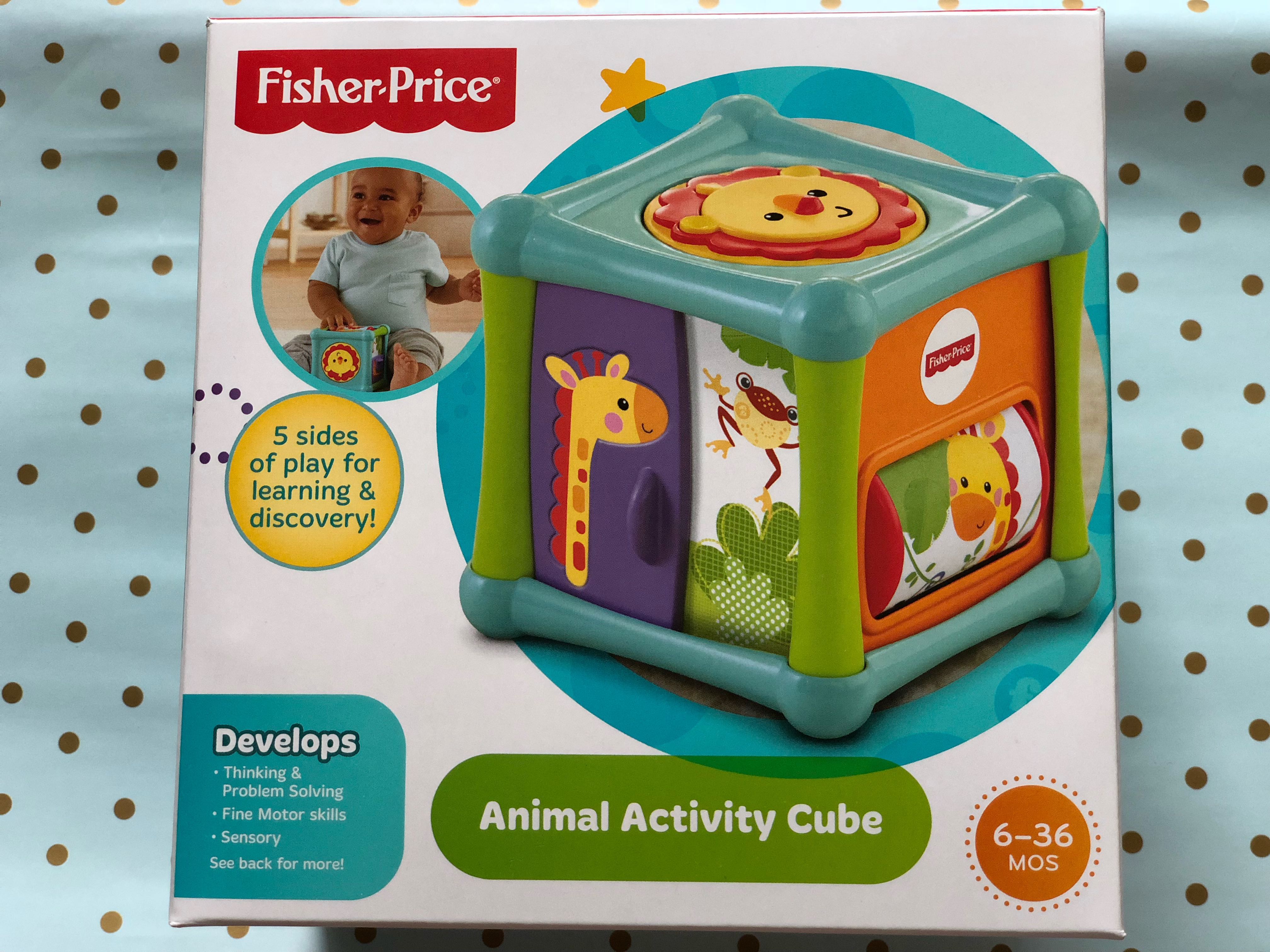 fisher price animal activity cube
