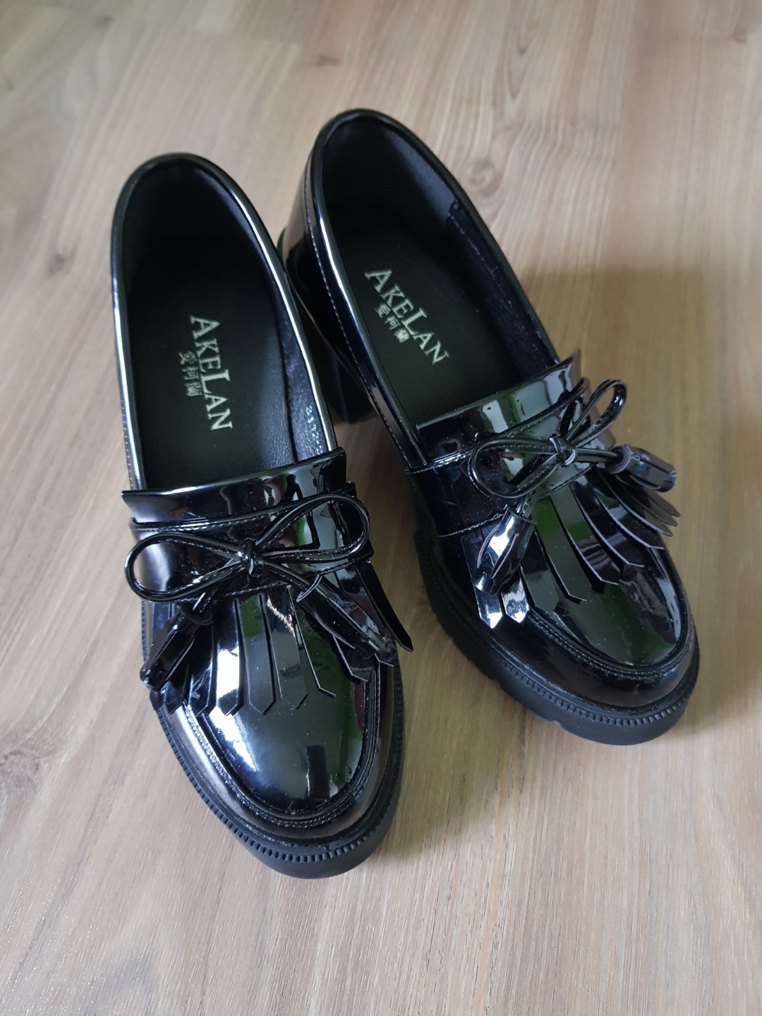 platform school girl shoes