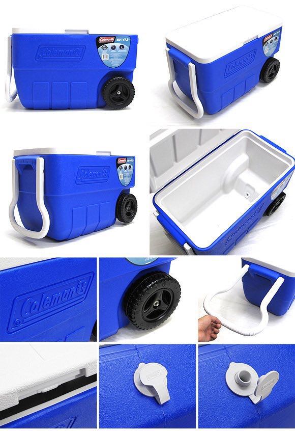 Coleman Cooler Box on wheels, TV & Home Appliances, Kitchen Appliances
