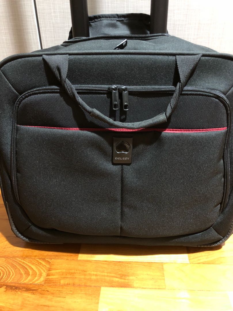 delsey laptop trolley bag