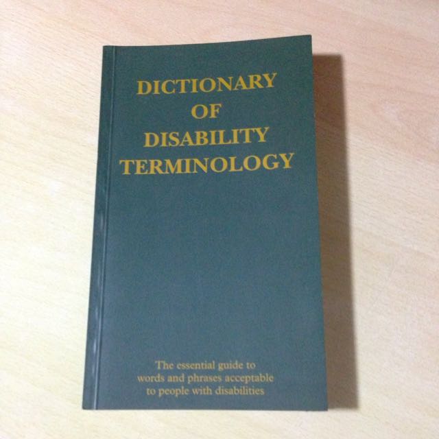 Dictionary Of Disability Terminology, Hobbies & Toys, Books & Magazines, Children's Books on