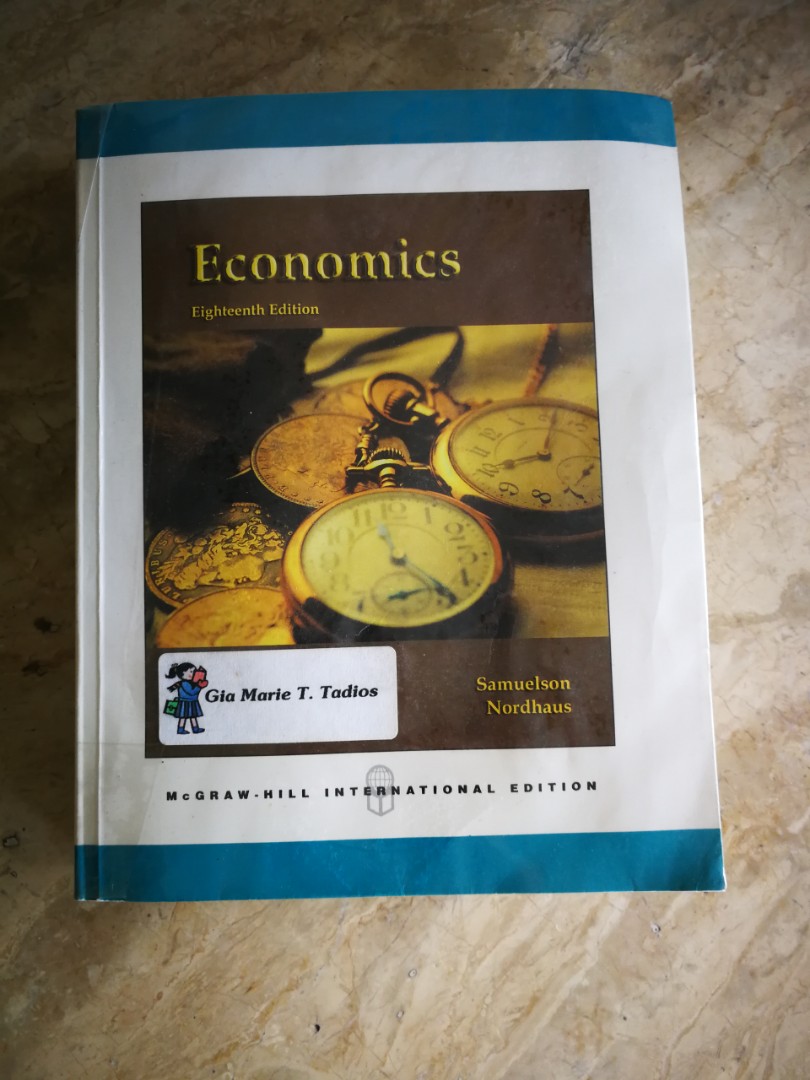 Economics 18th Ed Samuelson Nordhaus Hobbies Toys Books Magazines Textbooks On Carousell