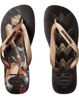 havaianas wonder woman flip flops