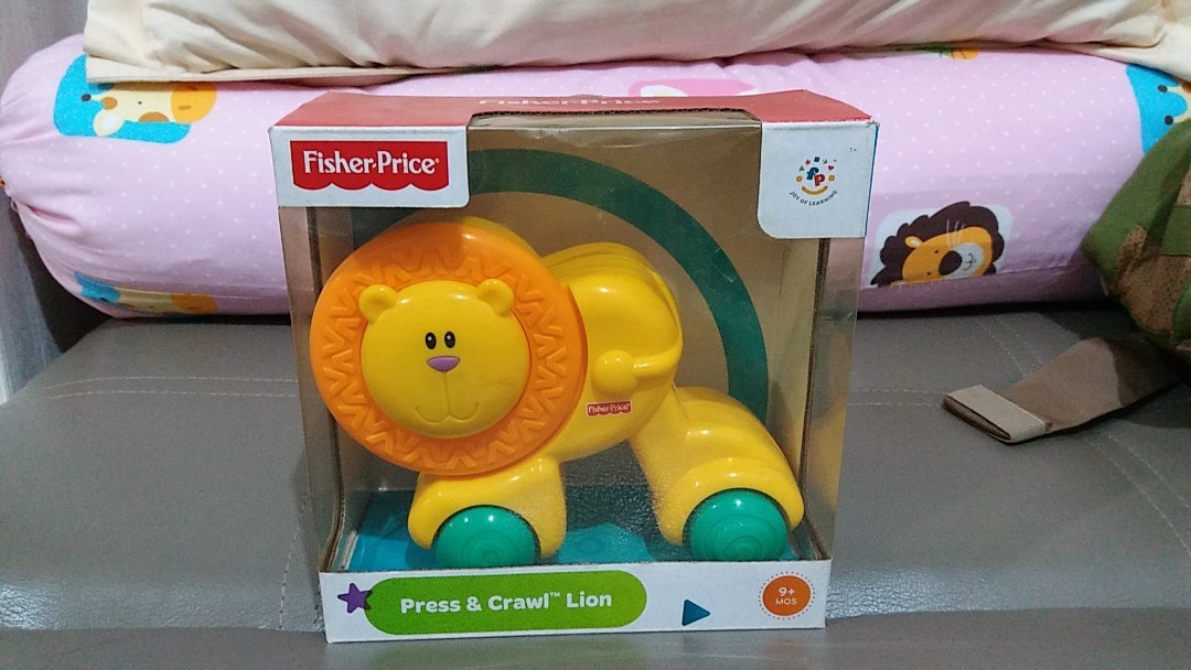 fisher price crawling lion