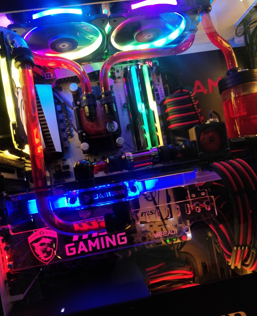 [HIGH END] MSI WATERCOOLING RGB RIG FANBOI (RYZEN 1700X WATERCOOLING