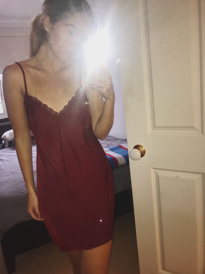 hollister slip dress