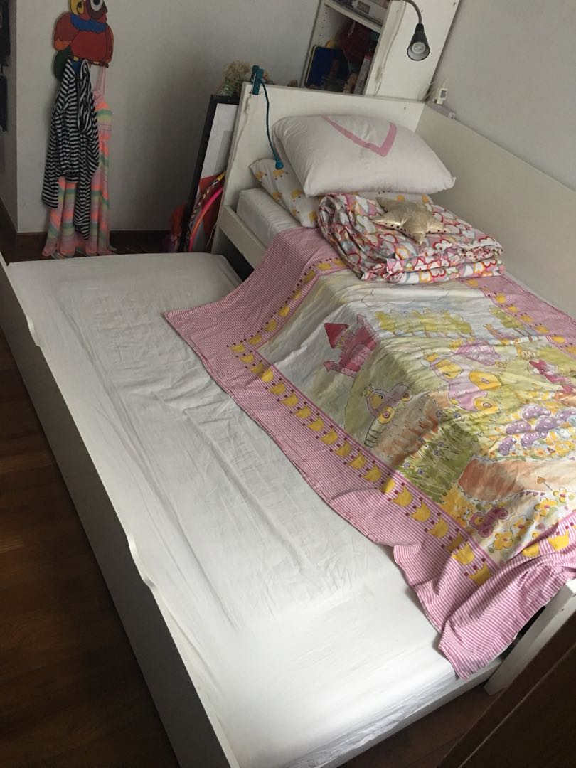 IKEA trundle bed, Furniture & Home Living, Furniture, Bed Frames