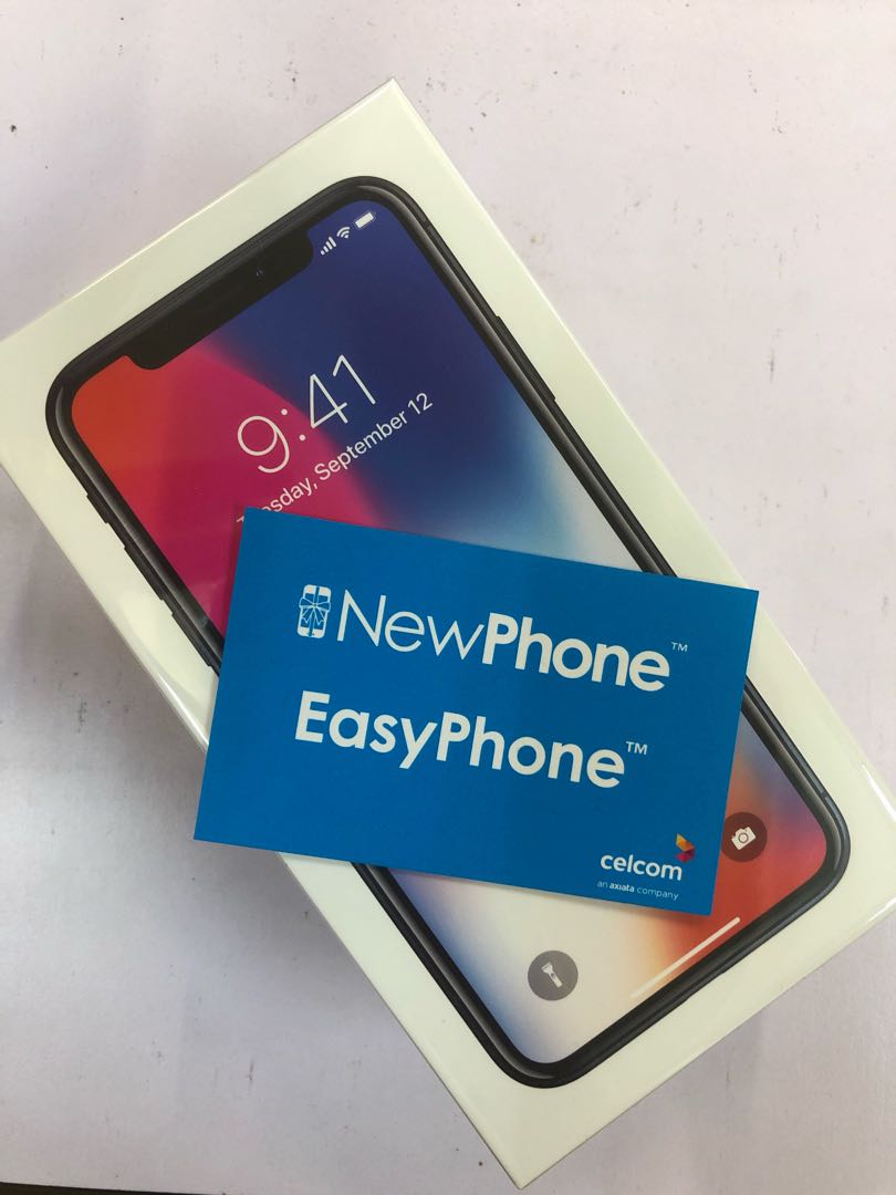 Iphone X 256gb Grey With Celcom Easy Phone Plan Mobile Phones Tablets Iphone Iphone X Series On Carousell