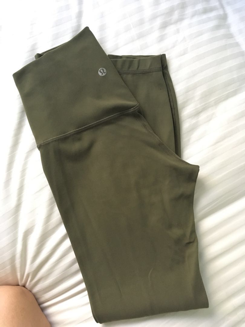lululemon army green pants