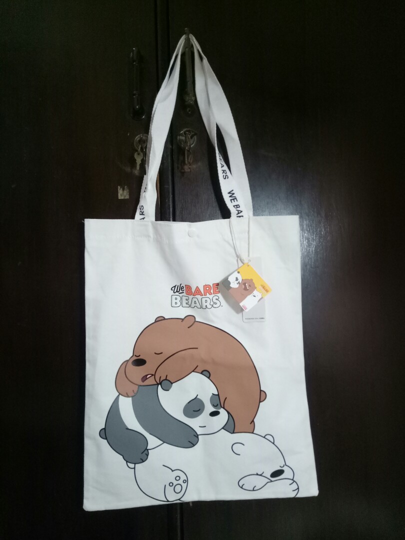 Jual Tote Bag We Bare Bears Terbaik - Harga Murah Oktober 2023