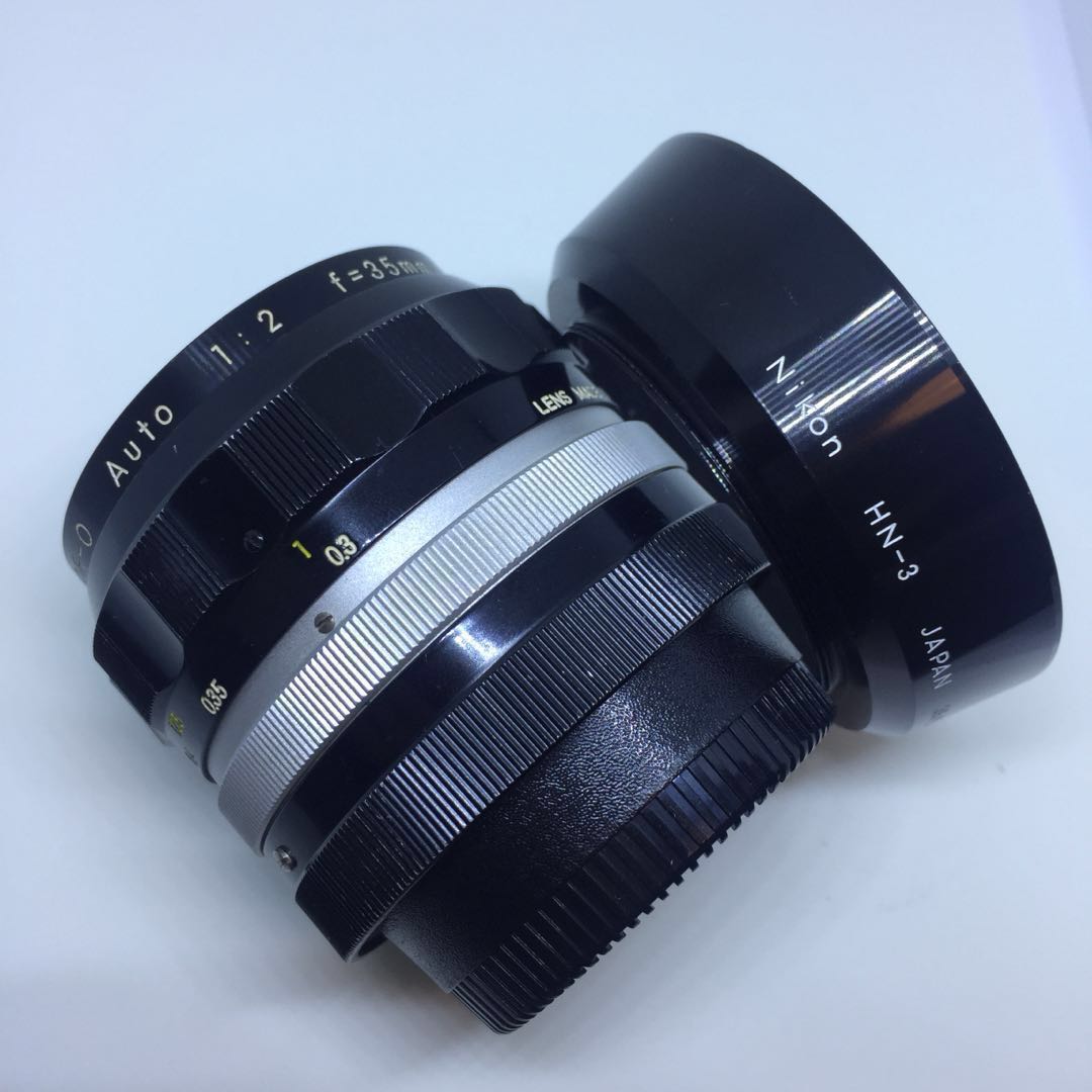 Nikon NikkorO 35mm f2 with HN3 hood, Photography, Cameras on Carousell