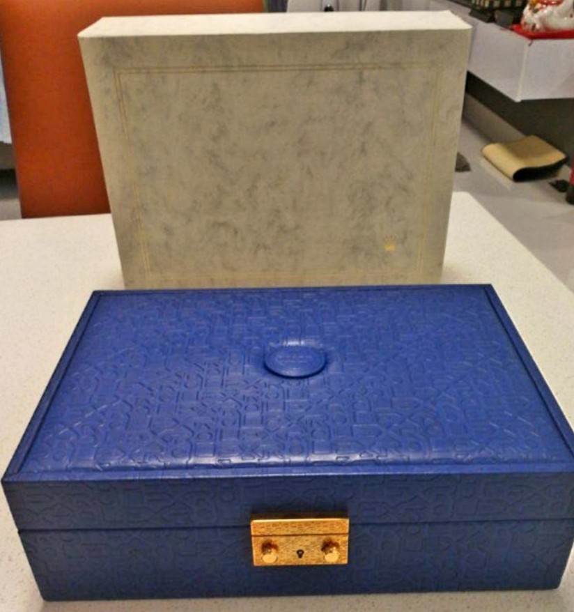 Blue rolex box sales
