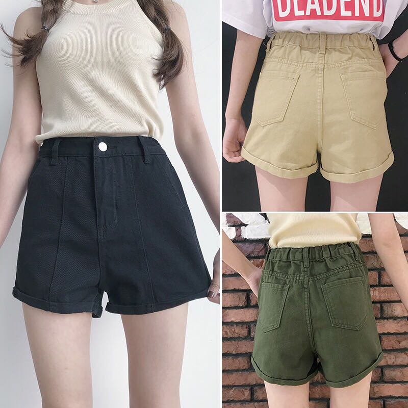 high waisted loose shorts