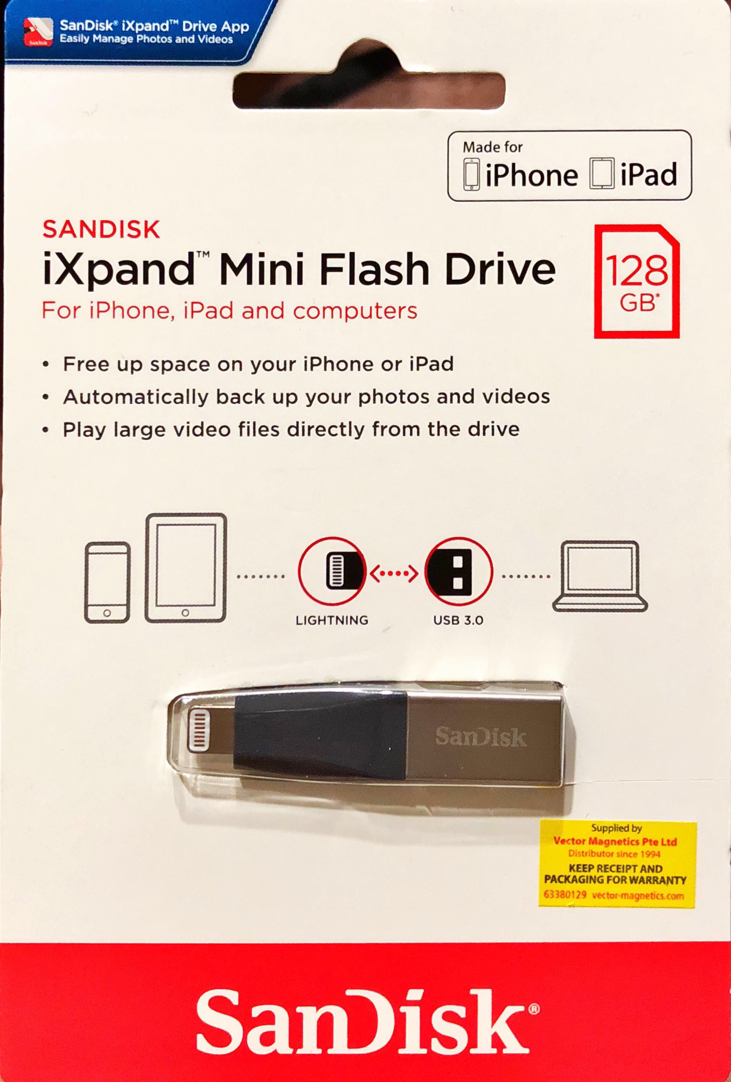 The iXpand Mini Flash Drive For Your iPhone