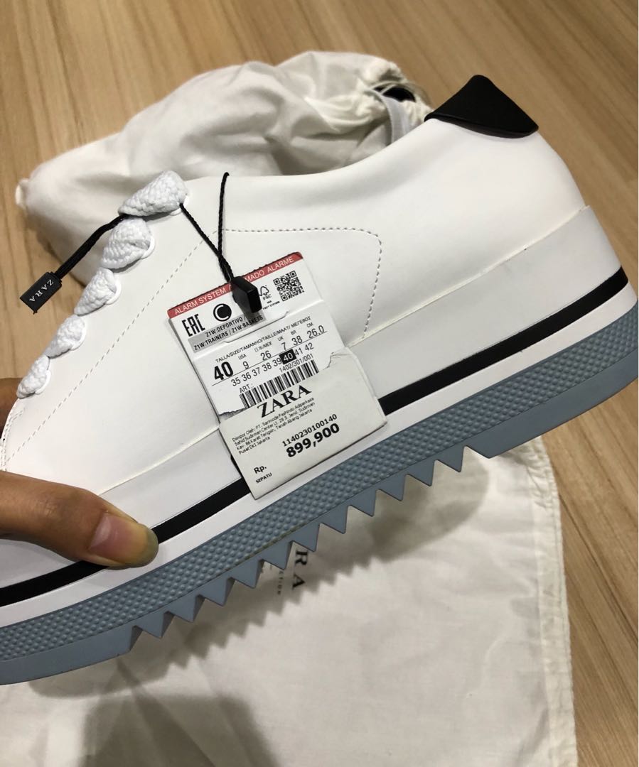 Sepatu Zara Putih Fesyen Wanita Sepatu Di Carousell