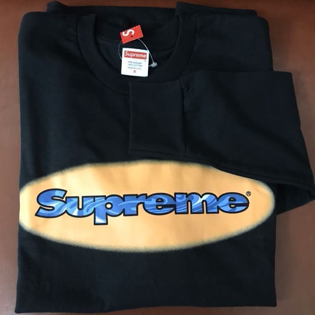 supreme ripple ls tee