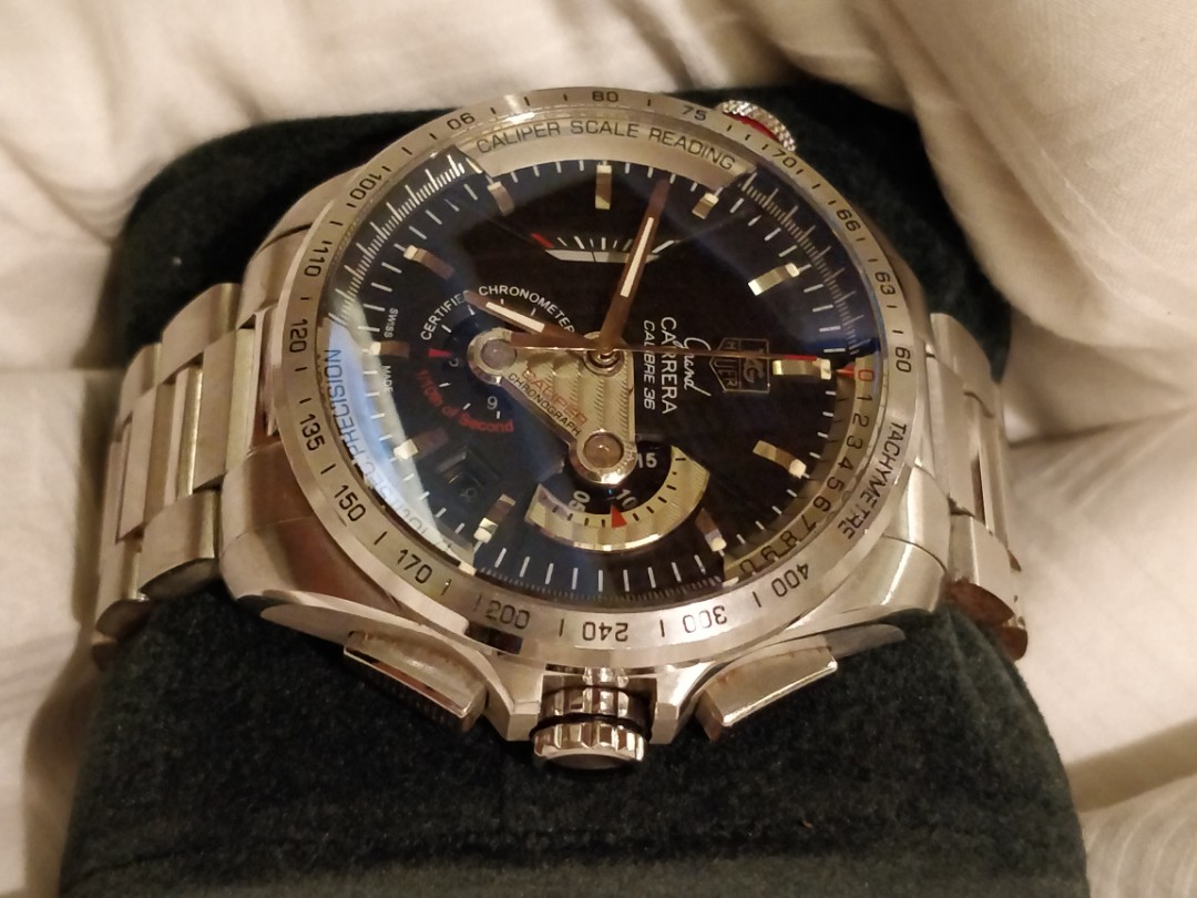 Tag heuer grand carrera calibre 36 gold hot sale