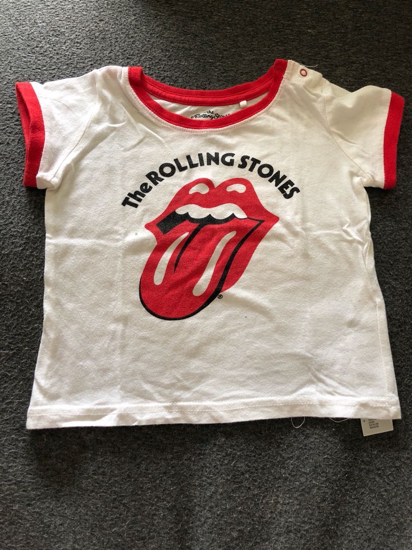 The Rolling Stones Baby T Shirts Babies Kids Babies Kids Fashion On Carousell