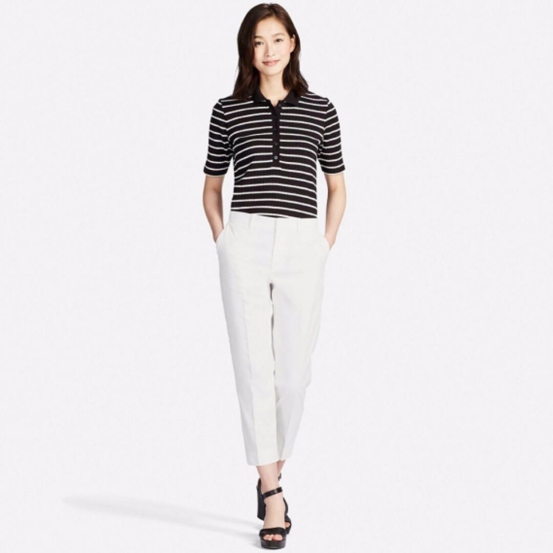 Uniqlo Singapore - The Women's Dry Stretch Cropped Pants have a