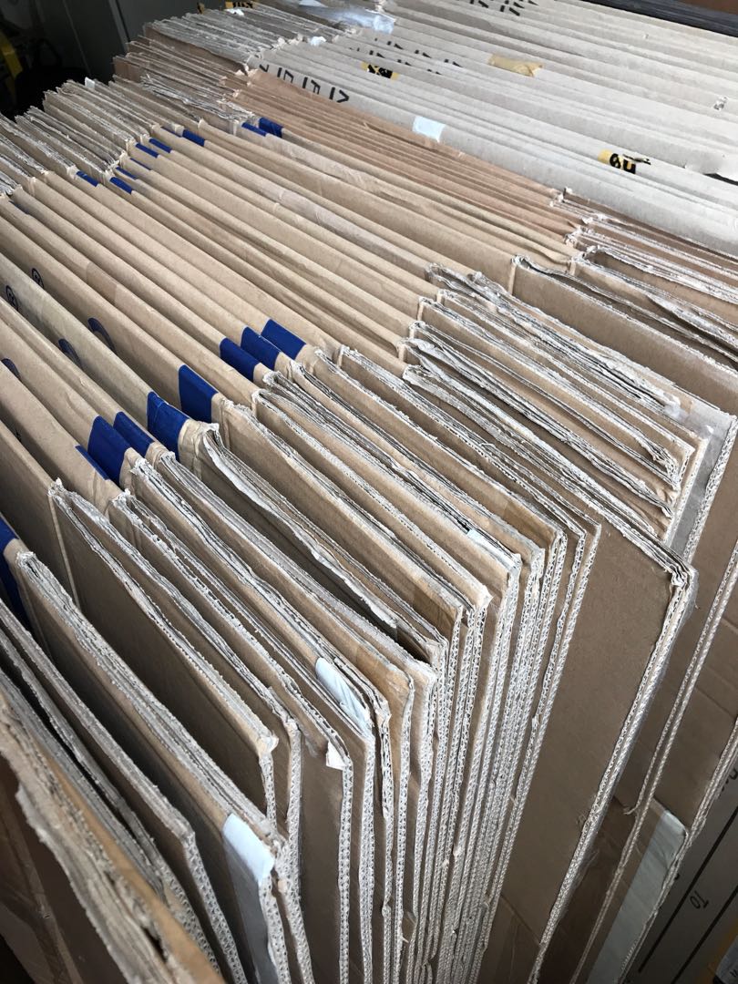 Used Boxes for House Moving (40 over 2ply cardboard boxes with a few single ply cardboard boxes