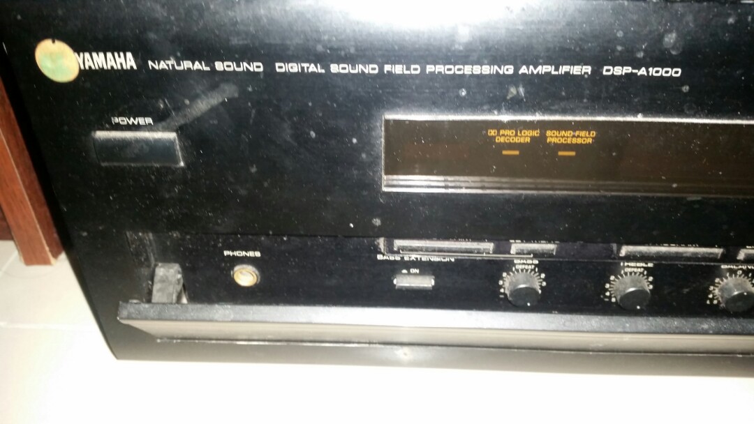 Yamaha Amp ( for spare parts/repair), Hobbies & Toys, Music & Media, Music Accessories on Carousell