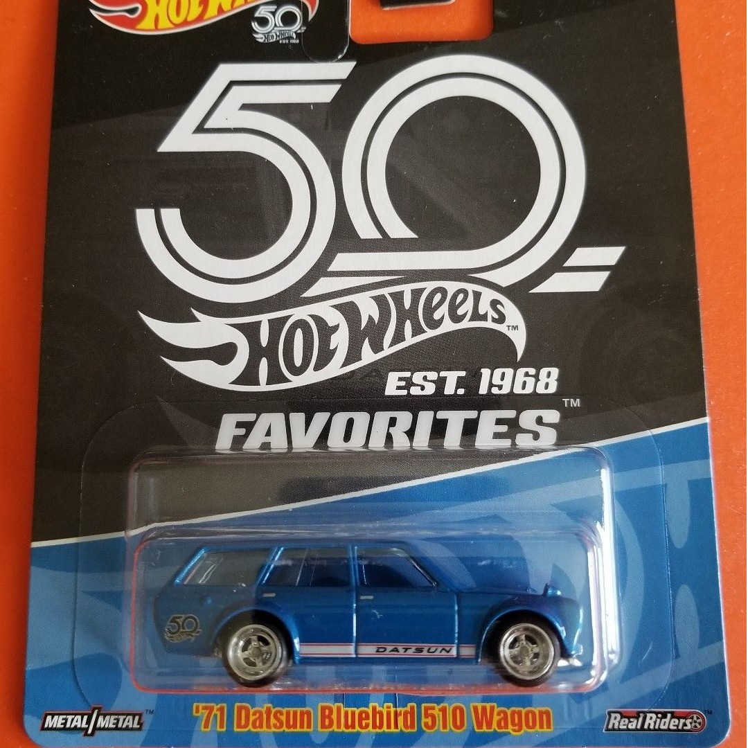 hot wheels datsun wagon 50th anniversary