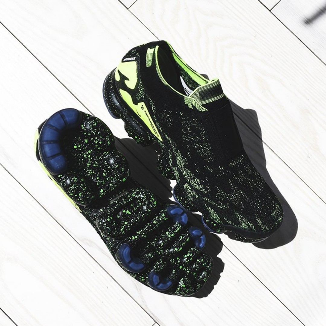 Nike air vapormax discount flyknit moc black/anthracite-volt
