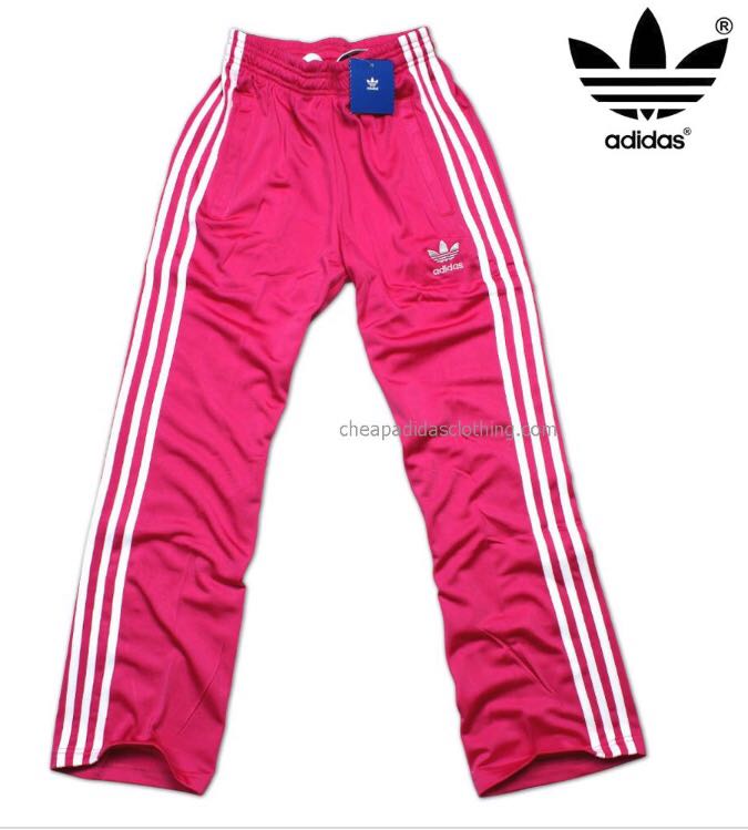 hot pink adidas track pants