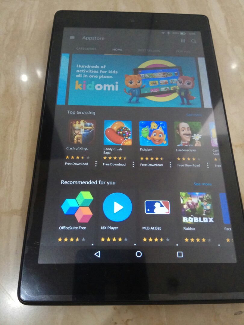 Amazon Fire Hd 8 7 Gen With Google Playstore Mobile Phones Tablets Tablets On Carousell