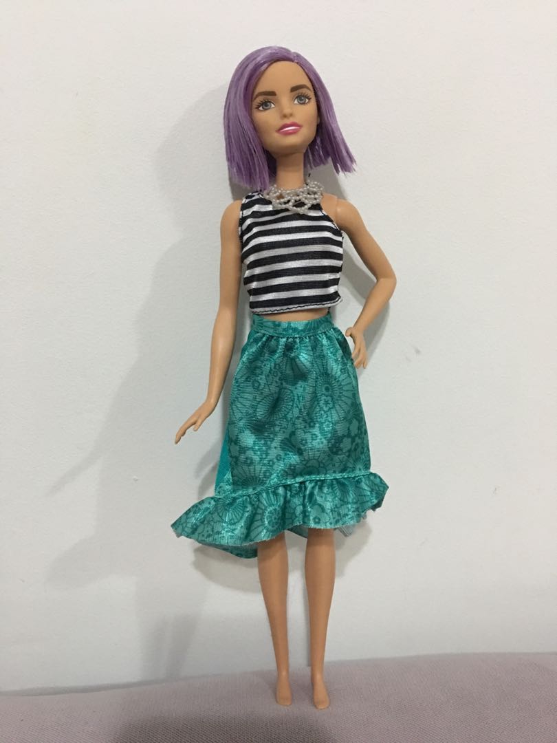 barbie fashionista purple hair