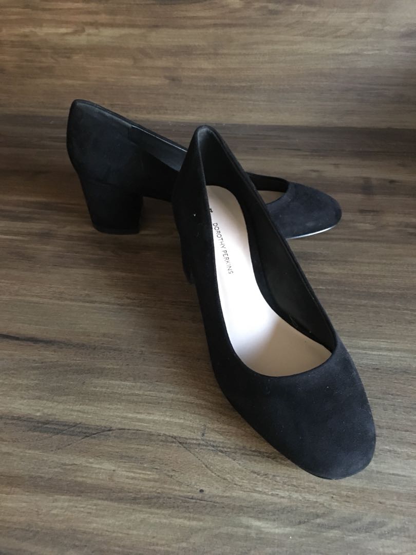 simple black heels