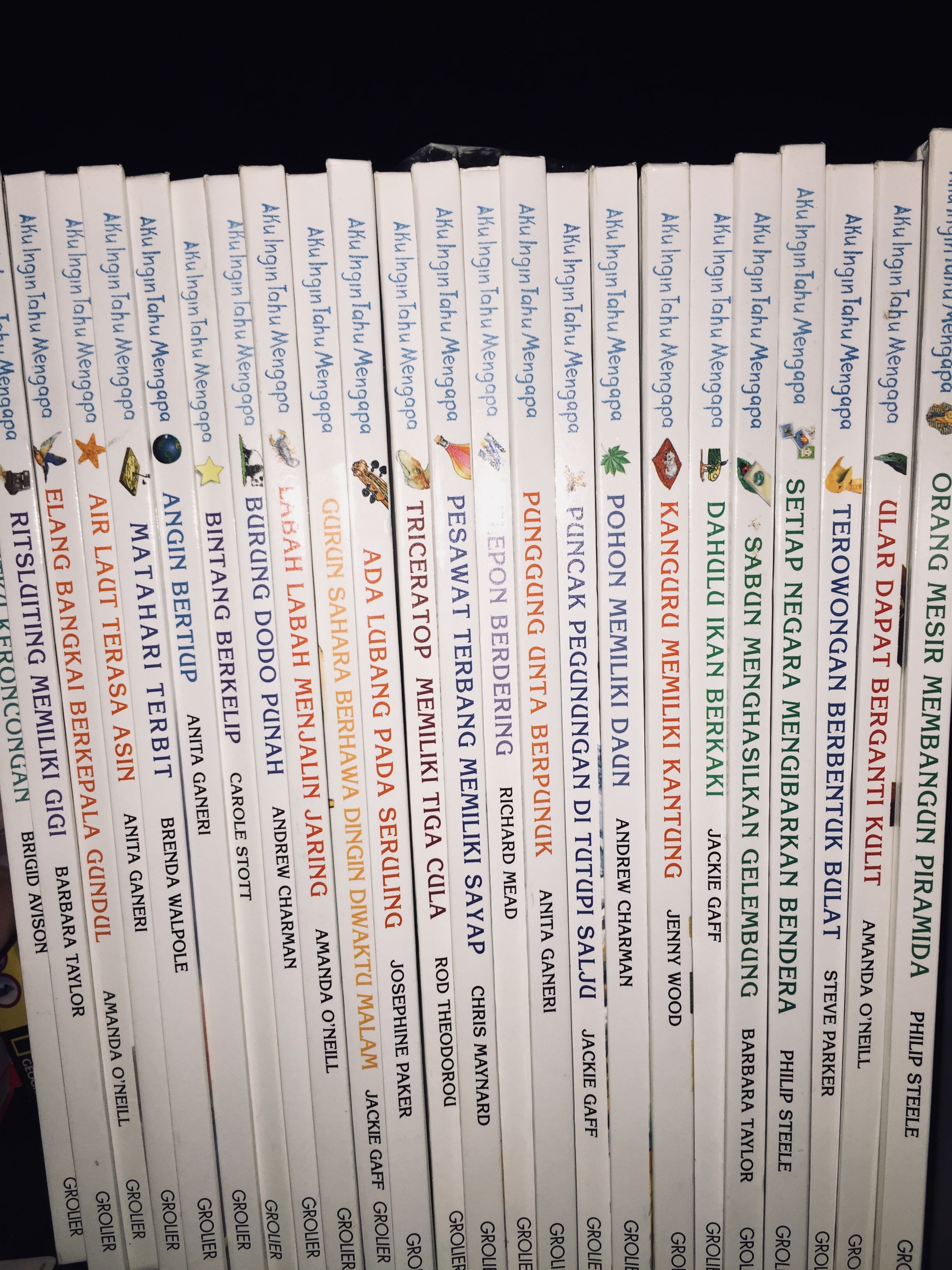 Bundle 24 buku Aku Ingin Tahu Mengapa by Groiler Books & Stationery Children s Books on Carousell