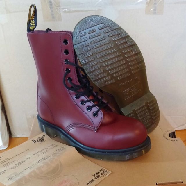 Dr martens 1919 cherry red smooth core shop