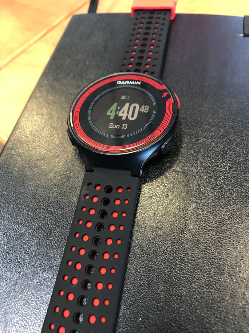 Garmin Forerunner 220 Heart rate monitor Mobile Phones Gadgets Wearables Smart Watches on Carousell